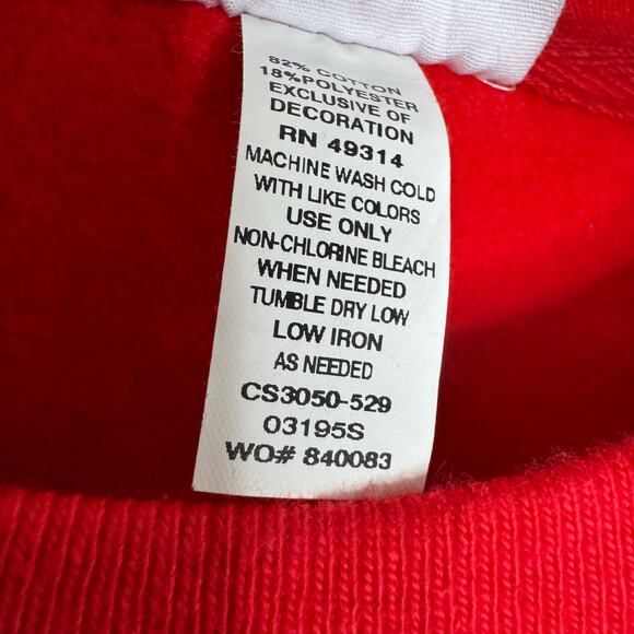 Champion Reverse Weave  Boston University Red Sweatshirt Unisex Cotton M - Picture 12 of 12